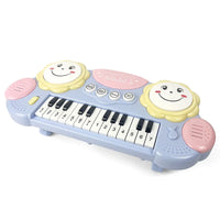 HKM-239379 Multi-Functional Cartoon Electronic Keyboard and Drum Toy for Kids 0-14 Years