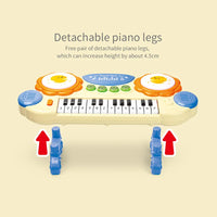 HKM-239379 Multi-Functional Cartoon Electronic Keyboard and Drum Toy for Kids 0-14 Years