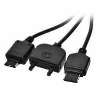 HKM-239571 10-in-1 Universal USB Charging and Sync Cable for Multiple Mobile Devices, 25.5 cm Length, Black
