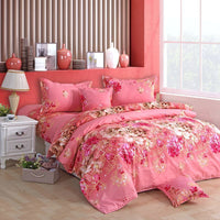 HKM-239699 Skin-Friendly Polyester Quilt Cover Set in Striped and Geometric Patterns - Various Sizes Available