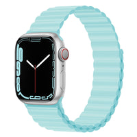 HKM-239891 Silicone Loop Magnetic Watch Strap for Apple - Various Colors and Sizes