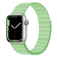 HKM-239891 Silicone Loop Magnetic Watch Strap for Apple - Various Colors and Sizes