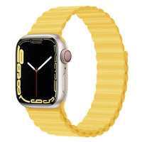 HKM-239891 Silicone Loop Magnetic Watch Strap for Apple - Various Colors and Sizes