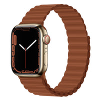 HKM-239891 Silicone Loop Magnetic Watch Strap for Apple - Various Colors and Sizes