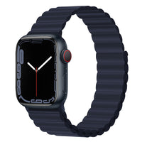 HKM-239891 Silicone Loop Magnetic Watch Strap for Apple - Various Colors and Sizes