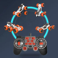 HKM-239955 6-Wheel Stunt RC Car with 2.4GHz Remote Control for Kids - Transformer Toy for Indoor and Outdoor Fun