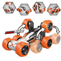 HKM-239955 6-Wheel Stunt RC Car with 2.4GHz Remote Control for Kids - Transformer Toy for Indoor and Outdoor Fun