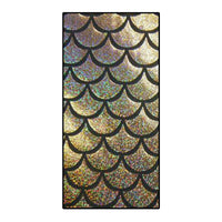 HKM-239955 Microfiber Mermaid-Print Bath Towel - Quick-Drying & Lightweight Rectangular Design