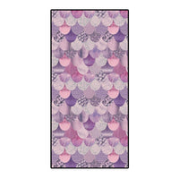 HKM-239955 Microfiber Mermaid-Print Bath Towel - Quick-Drying & Lightweight Rectangular Design