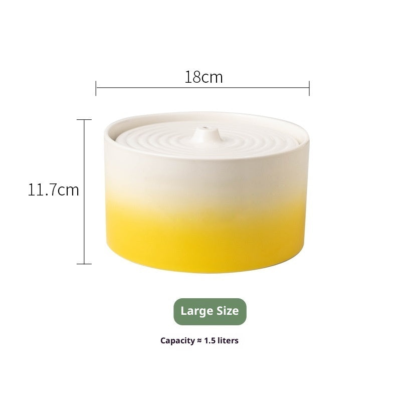 HKM-240147 Cat Electric Ceramic Water Dispenser Drink Fountain