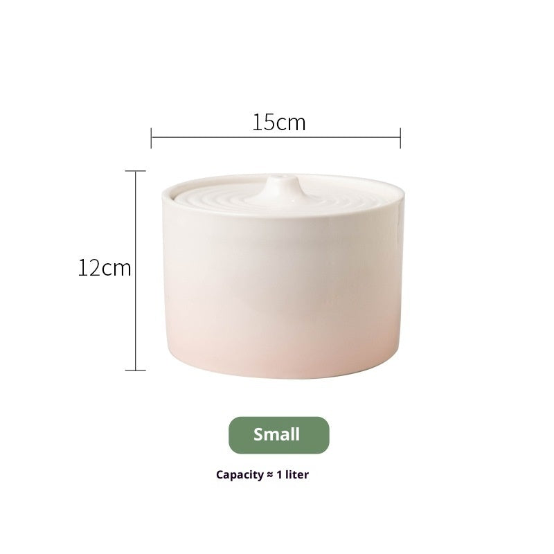 HKM-240147 Cat Electric Ceramic Water Dispenser Drink Fountain