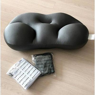HKM-240211 Bodyluv Butterfly Pillow - 3D Ergonomic Design for Comfortable Sleep - Washable Microair Ball Filler - Available in Light Grey & Dark Grey