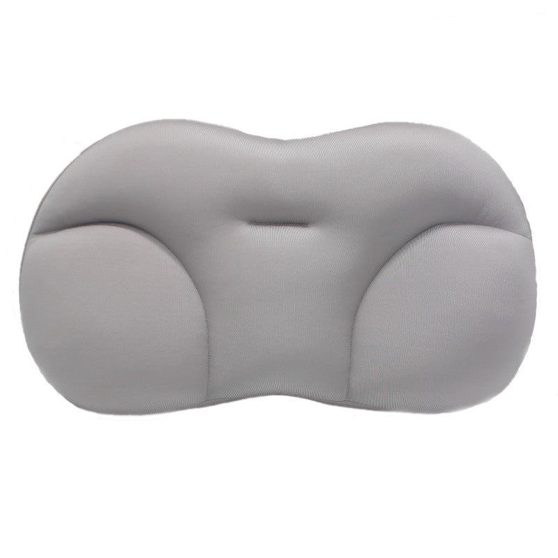 HKM-240211 Bodyluv Butterfly Pillow - 3D Ergonomic Design for Comfortable Sleep - Washable Microair Ball Filler - Available in Light Grey & Dark Grey