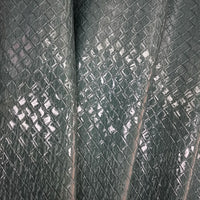 HKM-240211 Pearlescent Braided PU Leather - 0.9mm Thickness, 137cm Wide for Shoes, Furniture, and More