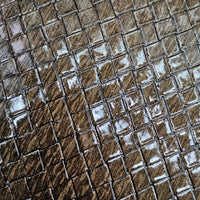 HKM-240211 Pearlescent Braided PU Leather - 0.9mm Thickness, 137cm Wide for Shoes, Furniture, and More