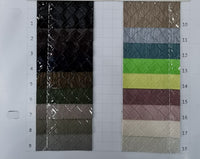 HKM-240211 Pearlescent Braided PU Leather - 0.9mm Thickness, 137cm Wide for Shoes, Furniture, and More