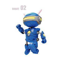 HKM-240339 Educational Interactive Inductive Robot Toy for Kids Ages 2-7, Musical and Sound Features, Battery Operated