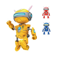 HKM-240339 Educational Interactive Inductive Robot Toy for Kids Ages 2-7, Musical and Sound Features, Battery Operated