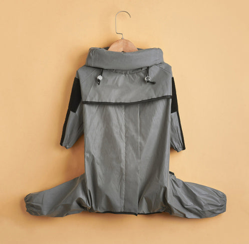 HKM-240339 Reflective Waterproof Raincoat for Dogs - Available in Multiple Sizes