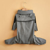 HKM-240339 Reflective Waterproof Raincoat for Dogs - Available in Multiple Sizes