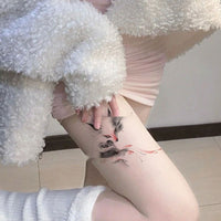 HKM-240467 Fox Color Tattoo Sticker for Lasting Scar Cover-Up – Water Transfer Design