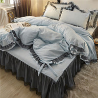 HKM-240531 Cotton Lace Bedspread Set for 1.5x2.0, 1.8x2.0, and 2.0x2.2 Meter Beds