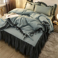 HKM-240531 Cotton Lace Bedspread Set for 1.5x2.0, 1.8x2.0, and 2.0x2.2 Meter Beds