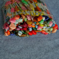 HKM-240531 No. 25 Cotton Cross Embroidery Thread - 454 Color Set (8m Each)