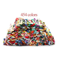 HKM-240531 No. 25 Cotton Cross Embroidery Thread - 454 Color Set (8m Each)