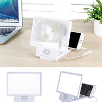 HKM-240595 Universal 3D Eye Protection Mobile Phone Magnifying Glass Screen Amplifier - Ideal for Desktop Use