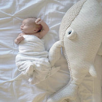 HKM-240659 Super Soft Whale Dolphin Pillow for Babies - Plush Marine Animal Throw Pillow