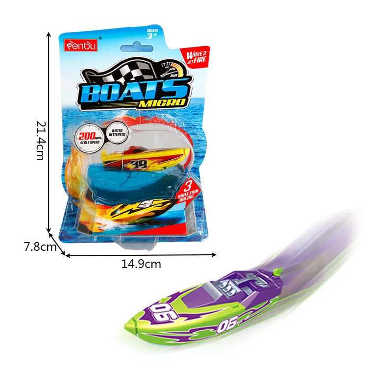 HKM-240787 Water Race Track with Speed Boat Toys for Indoor Electric Fishing Game, Suitable for Kids 2-4 Years