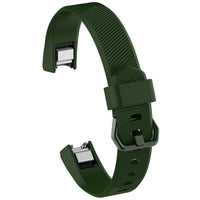 HKM-241043 Twill Silicone Replacement Strap Compatible with Fitbit Alta - Various Colors Available