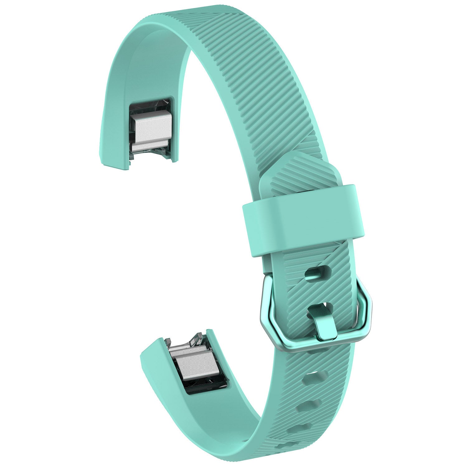 HKM-241043 Twill Silicone Replacement Strap Compatible with Fitbit Alta - Various Colors Available