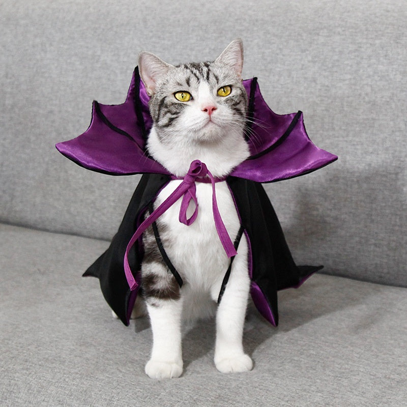 HKM-241107 Pet Halloween Cloak with Batwing Design for Small to Large Dogs and Cats