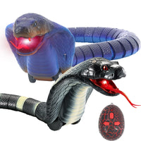 HKM-241107 Remote Control Electric Cobra Snake Toy, Rechargeable Rattlesnake Simulation for Ages 6 and Up