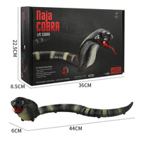 HKM-241107 Remote Control Electric Cobra Snake Toy, Rechargeable Rattlesnake Simulation for Ages 6 and Up