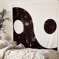 HKM-241235 Yin Yang Polyester Tapestry - Multiple Sizes Available