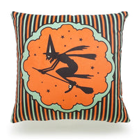 HKM-241363 Halloween Decorative Pillowcase for Living Room, Bedroom, and More - Cotton and Linen Blend, 45x45cm