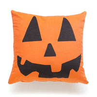 HKM-241363 Halloween Decorative Pillowcase for Living Room, Bedroom, and More - Cotton and Linen Blend, 45x45cm