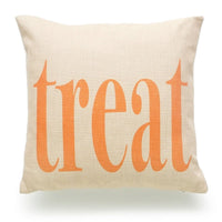 HKM-241363 Halloween Decorative Pillowcase for Living Room, Bedroom, and More - Cotton and Linen Blend, 45x45cm