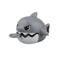 HKM-241363 Interactive Pull Line Shark Keyring Toy – Cute Miniature Shark Pendant for Key Holders
