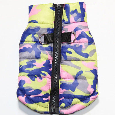 HKM-241555 Quilted Winter Jacket for Small and Medium Dogs – Warm and Stylish Teddy Coat