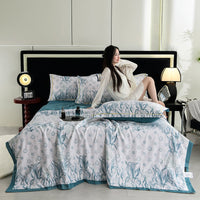 HKM-241683 Cooling Washed Tencel Summer Duvet Set - Four Piece, Multiple Sizes Available