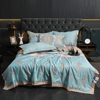 HKM-241683 Cooling Washed Tencel Summer Duvet Set - Four Piece, Multiple Sizes Available
