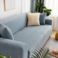 HKM-241747 Universal Four Seasons Thick Polyester Sofa Cover in Modern Solid Color