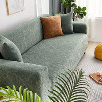 HKM-241747 Universal Four Seasons Thick Polyester Sofa Cover in Modern Solid Color