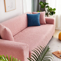 HKM-241747 Universal Four Seasons Thick Polyester Sofa Cover in Modern Solid Color