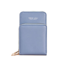 HKM-241939 Korean Style Touch Screen Mini Wallet in PU Leather with Zipper Closure and Multiple Color Options