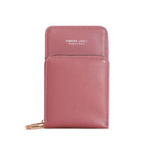 HKM-241939 Korean Style Touch Screen Mini Wallet in PU Leather with Zipper Closure and Multiple Color Options